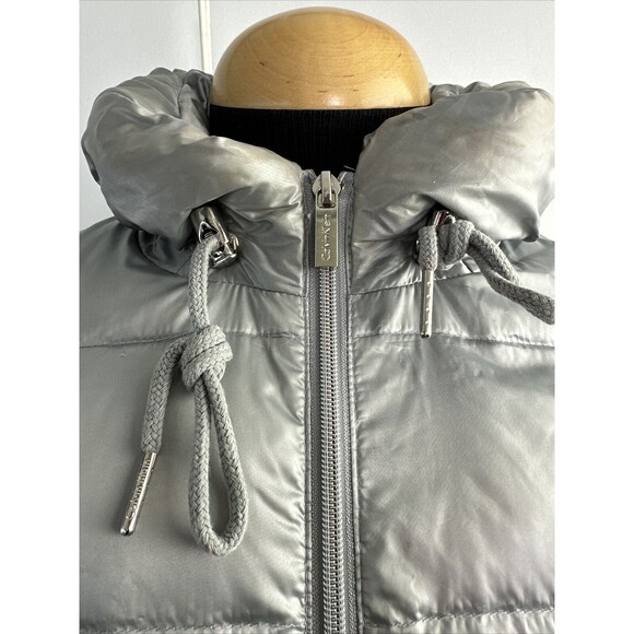 Calvin Klein Sleeveless silver puffer vest, women's sz  M - Picture 2 of 10